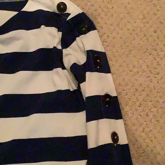 M.i.h. MIH Jeans navy blue white strip buttons on left arm cotton - Picture 5 of 5